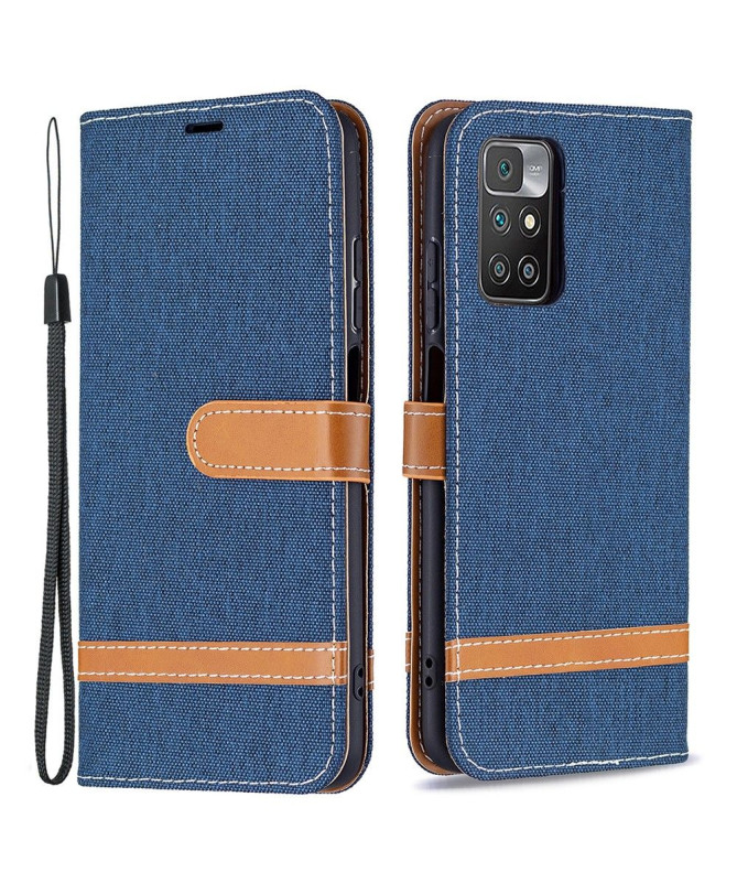 Housse Xiaomi Redmi 10 revêtement tissu