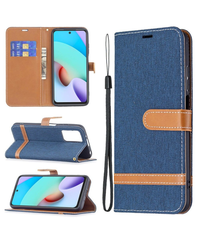 Housse Xiaomi Redmi 10 revêtement tissu