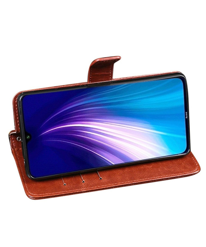 Housse Xiaomi Redmi Note 8 2021 / 2019 IDEWEI Folio Effet Cuir