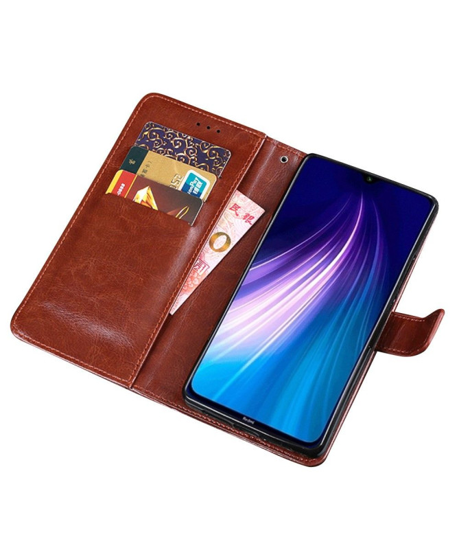 Housse Xiaomi Redmi Note 8 2021 / 2019 IDEWEI Folio Effet Cuir