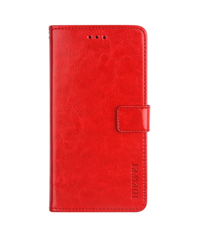 Housse Xiaomi Redmi Note 8 2021 / 2019 IDEWEI Folio Effet Cuir