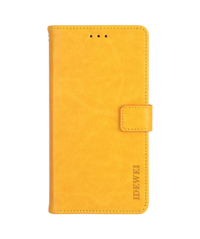 Housse Xiaomi Redmi Note 8 2021 / 2019 IDEWEI Folio Effet Cuir