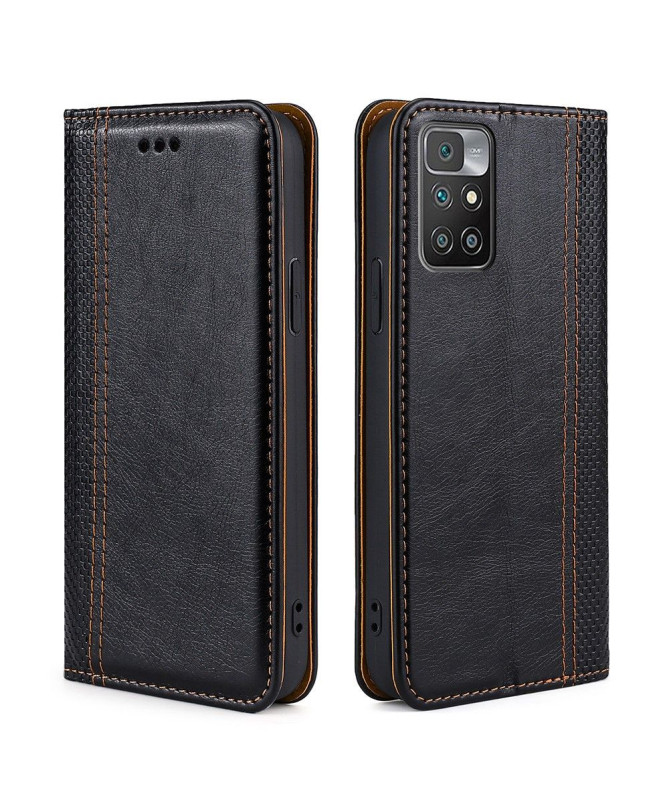 Housse Xiaomi Redmi 10 Flip folio coutures