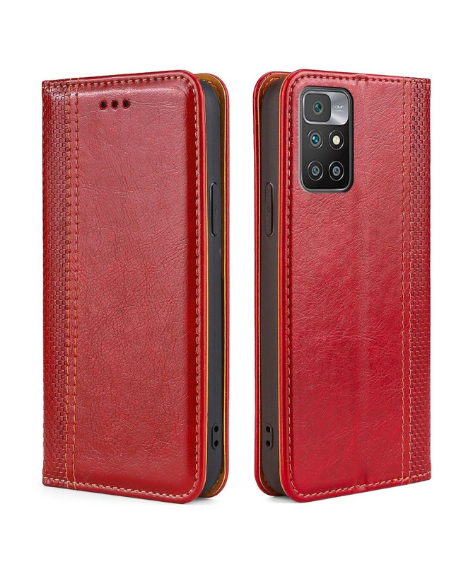 Housse Xiaomi Redmi 10 Flip folio coutures