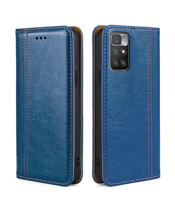Housse Xiaomi Redmi 10 Flip folio coutures