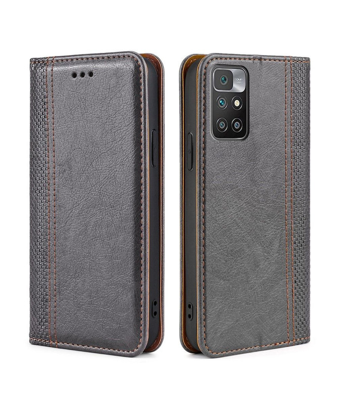 Housse Xiaomi Redmi 10 Flip folio coutures