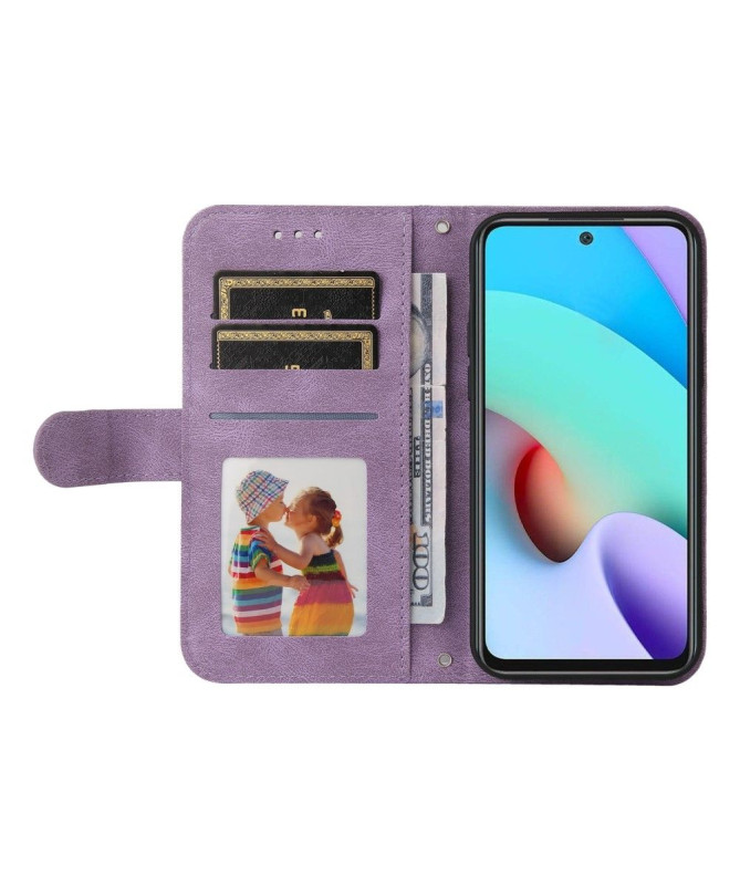 Housse Xiaomi Redmi 10 Retro Style avec rivet