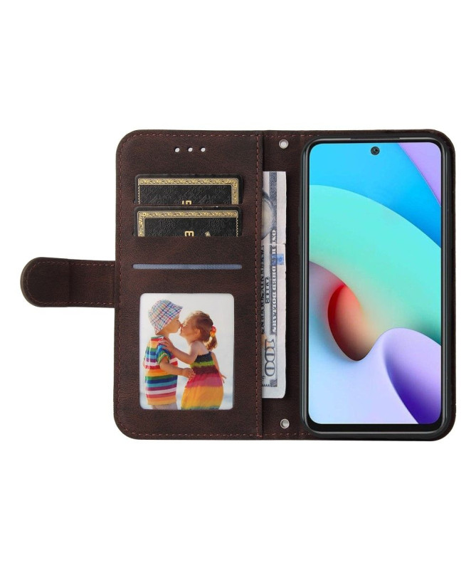 Housse Xiaomi Redmi 10 Retro Style avec rivet