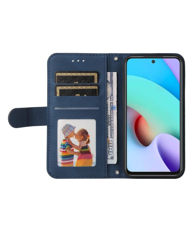 Housse Xiaomi Redmi 10 Retro Style avec rivet
