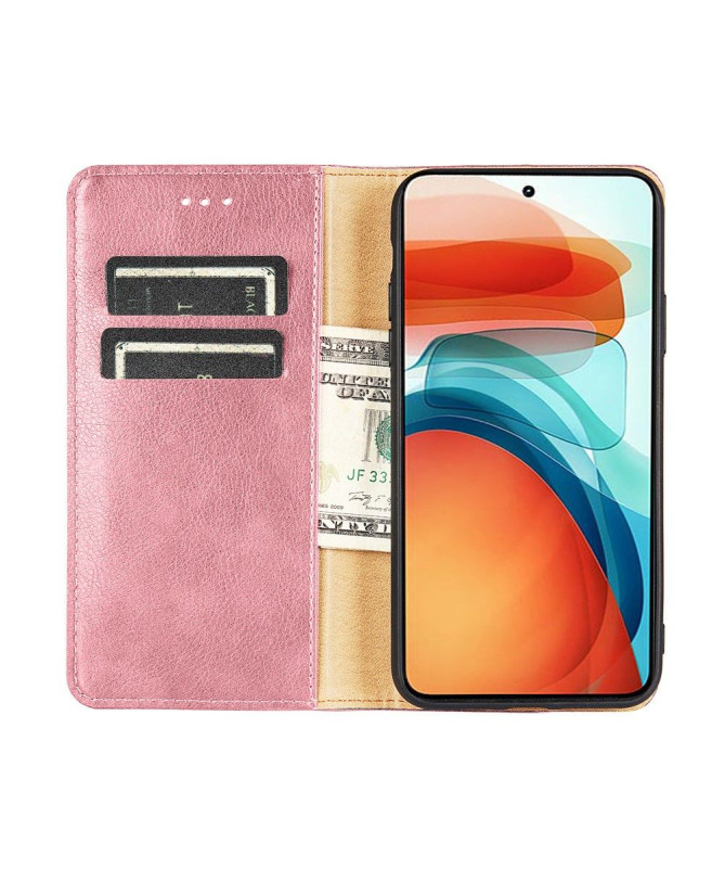 Flip cover Xiaomi Redmi 10 PURE simili cuir