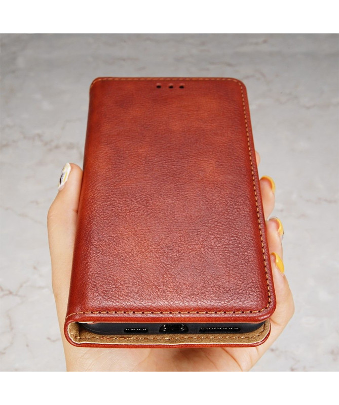 Flip cover Xiaomi Redmi 10 PURE simili cuir