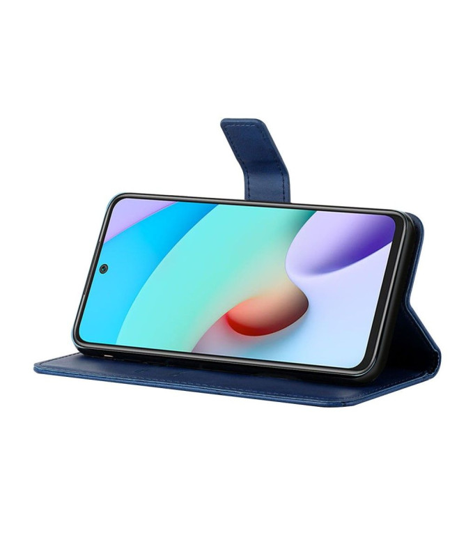 Housse Xiaomi Redmi 10 simili cuir X Lines