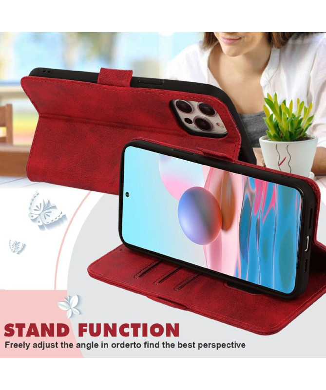 Housse Xiaomi Redmi 10 illustration chat effet cuir