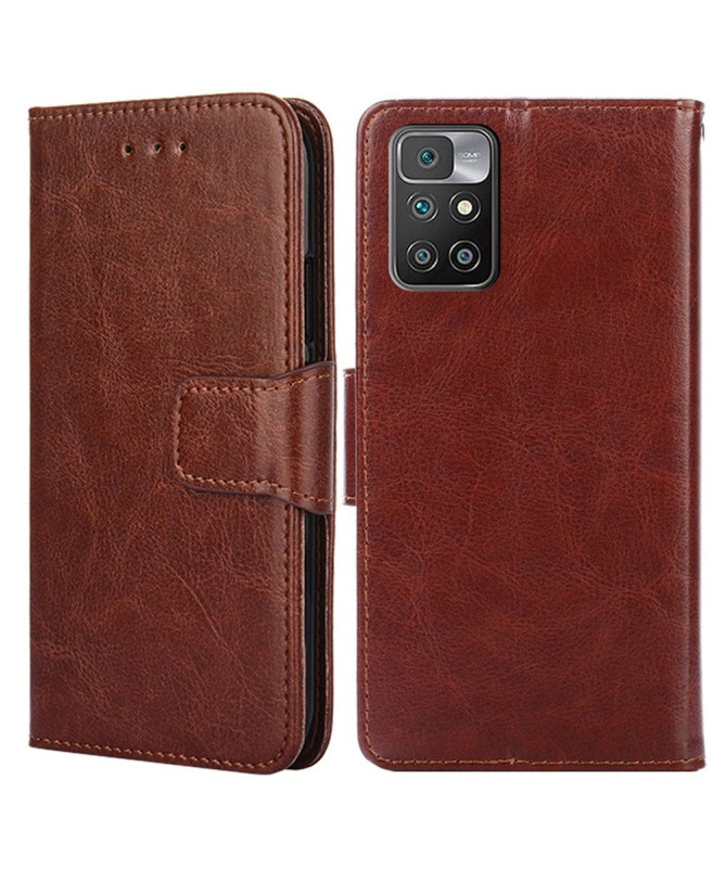 Housse Xiaomi Redmi 10 Folio Porte-Cartes simili cuir