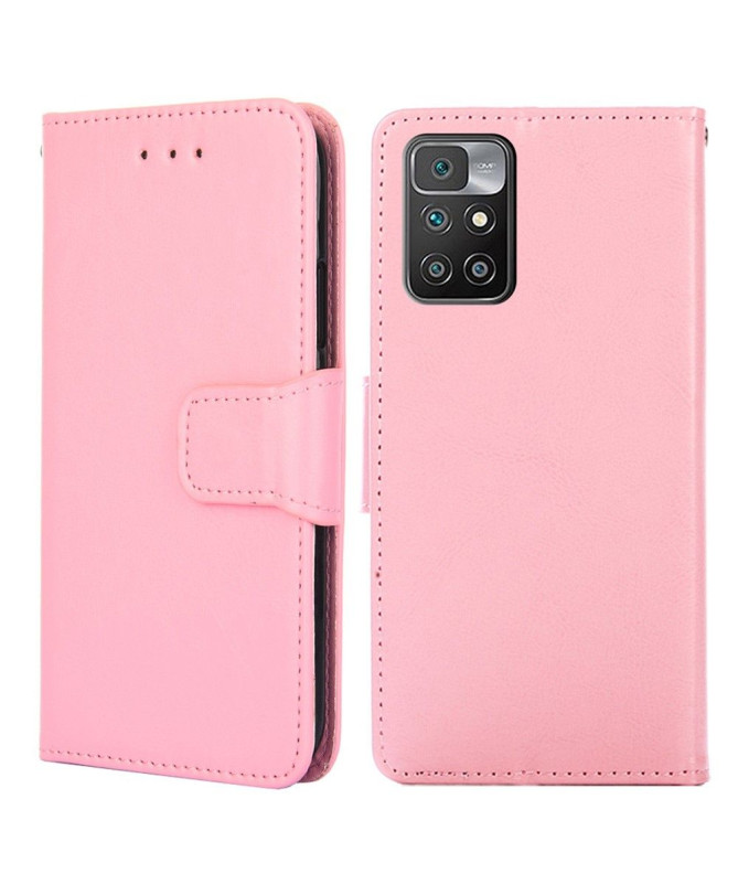 Housse Xiaomi Redmi 10 Folio Porte-Cartes simili cuir