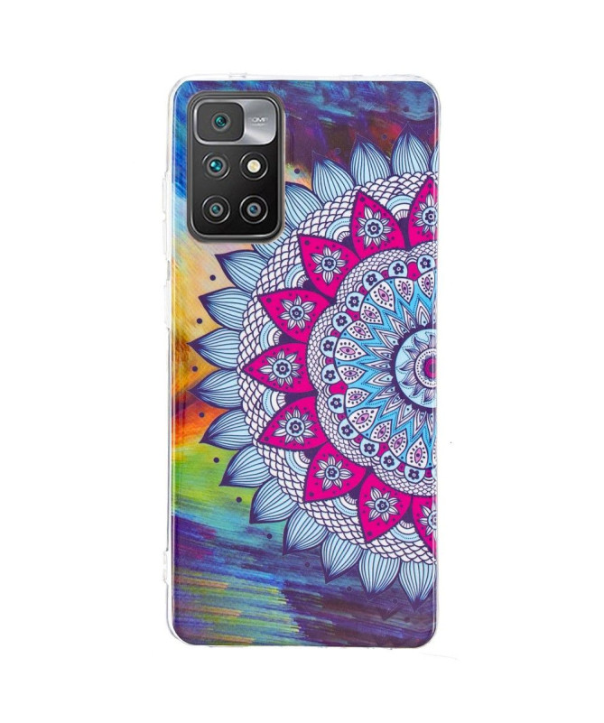 Coque Xiaomi Redmi 10 Luminous Mandala Coloré