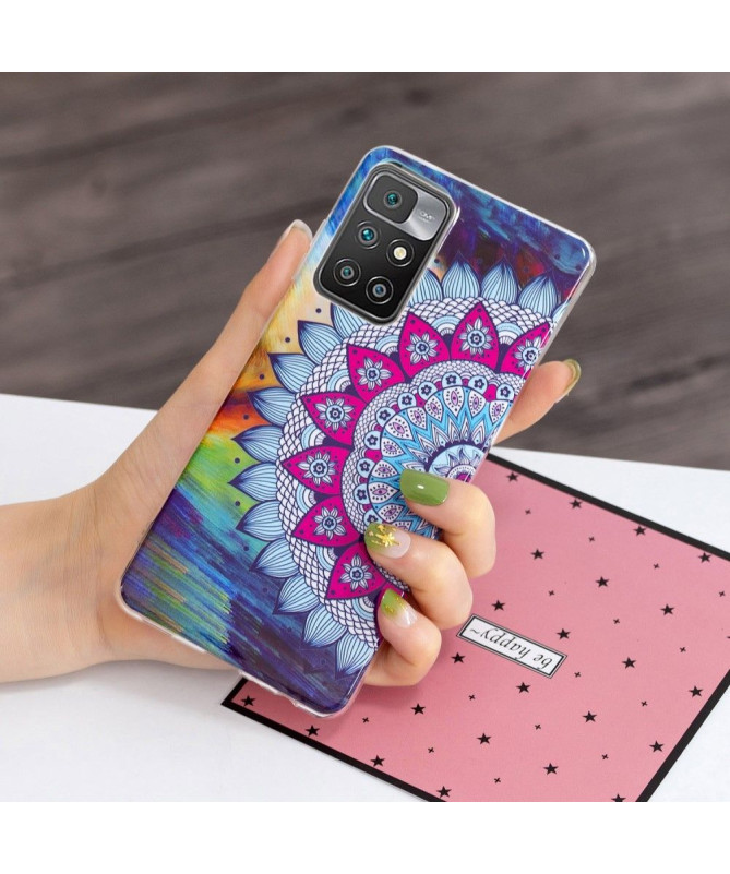 Coque Xiaomi Redmi 10 Luminous Mandala Coloré