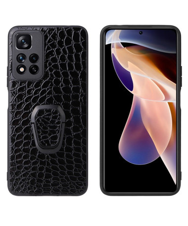 Coque Xiaomi Redmi Note 11 Pro Plus 5G effet croco fonction support