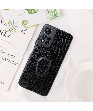 Coque Xiaomi Redmi Note 11 Pro Plus 5G effet croco fonction support