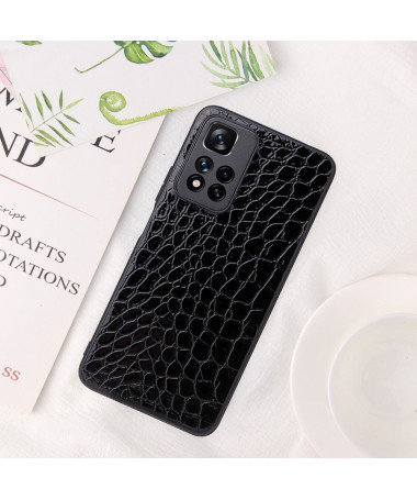 Coque Xiaomi Redmi Note 11 Pro Plus 5G Noir effet crocodile