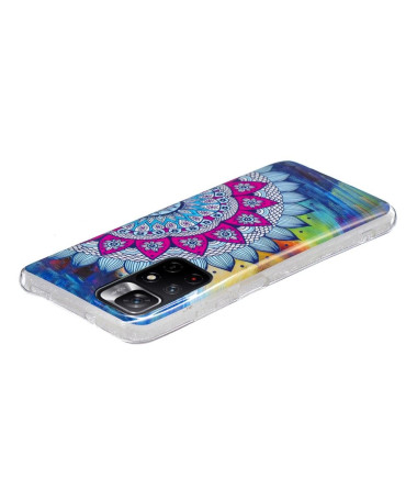 Coque Xiaomi Redmi Note 11 Pro Plus 5G Fluorescente Mandala Coloré