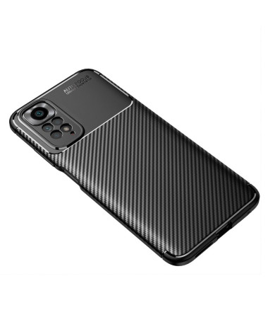 Coque Xiaomi Redmi Note 11/11S style fibre de carbone