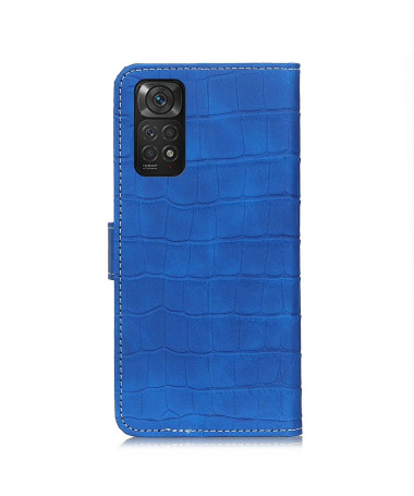 Housse Xiaomi Redmi Note 11 / 11S Aspect Croco coutures