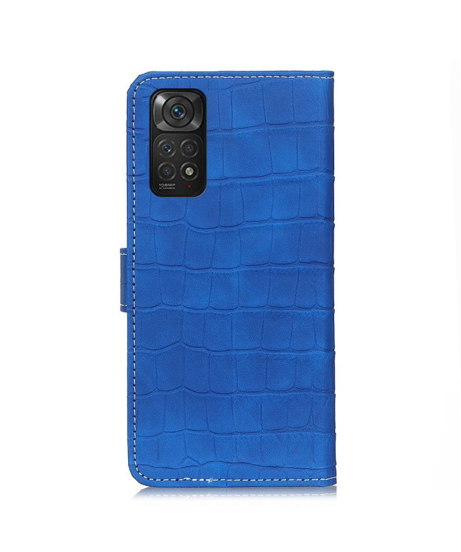 Housse Xiaomi Redmi Note 11 / 11S Aspect Croco coutures