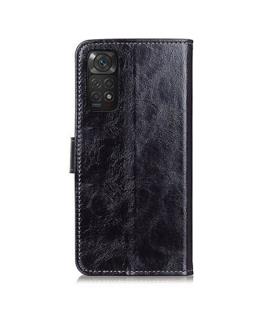 Housse Xiaomi Redmi Note 11 / 11S effet cuir luxueux coutures