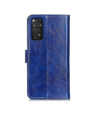 Housse Xiaomi Redmi Note 11 / 11S effet cuir luxueux coutures