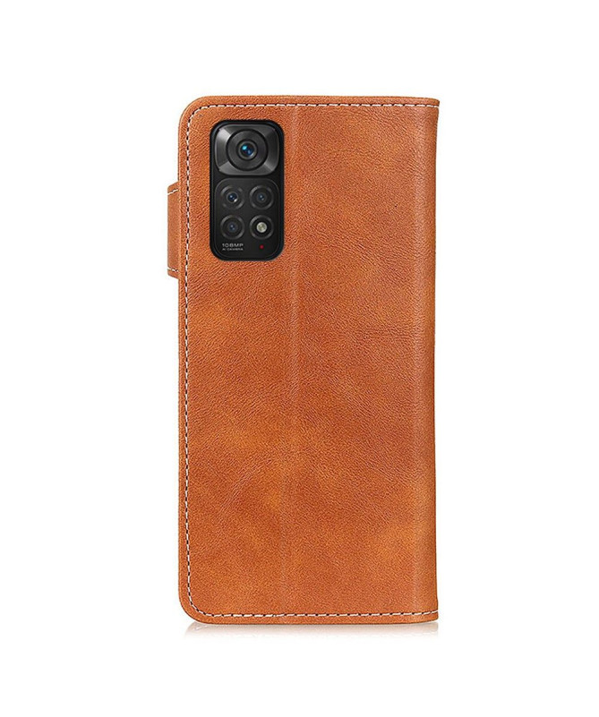 Housse Xiaomi Redmi Note 11 / 11S S Shape effet cuir coutures apparentes