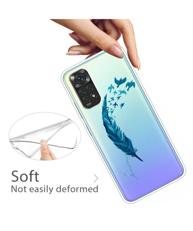 Coque Xiaomi Redmi Note 11 / 11S Plume et Oiseaux