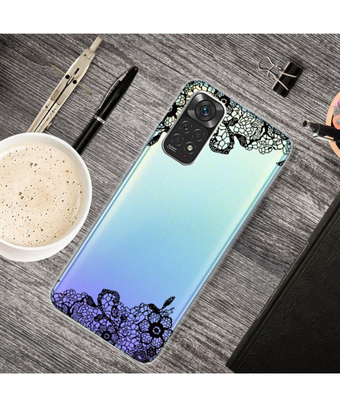 Coque Xiaomi Redmi Note 11 / 11S fleur dentelle