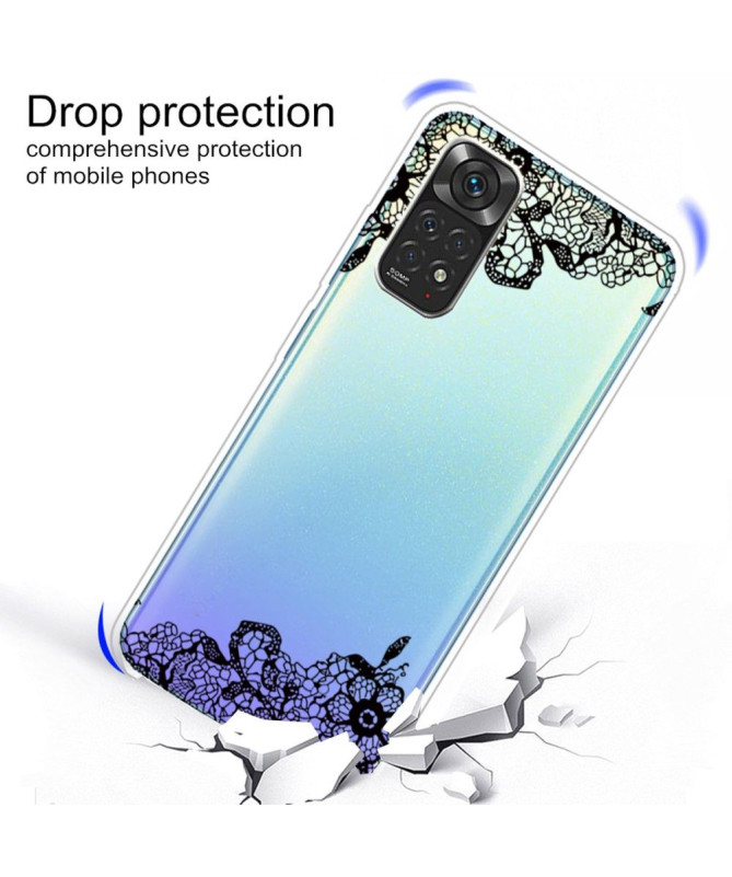 Coque Xiaomi Redmi Note 11 / 11S fleur dentelle