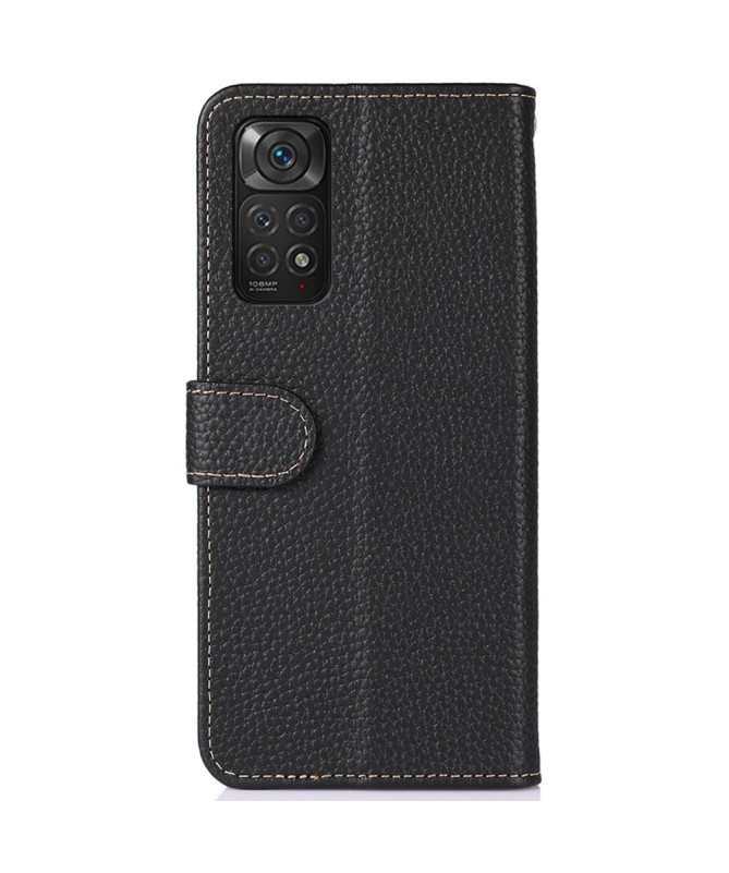 Housse Xiaomi Redmi Note 11 / 11S Cuir Grainé KHAZNEH