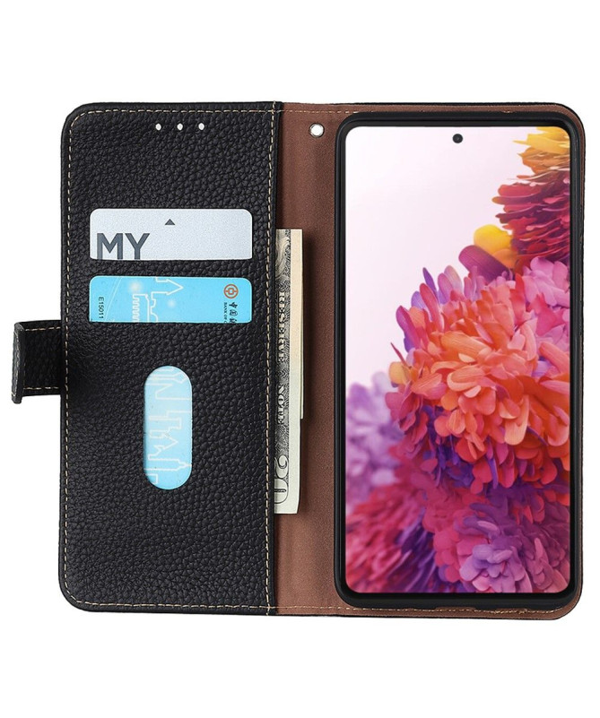 Housse Xiaomi Redmi Note 11 / 11S Cuir Grainé KHAZNEH