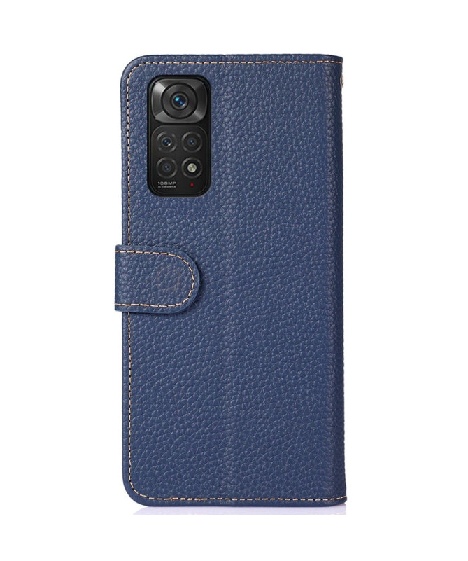 Housse Xiaomi Redmi Note 11 / 11S Cuir Grainé KHAZNEH