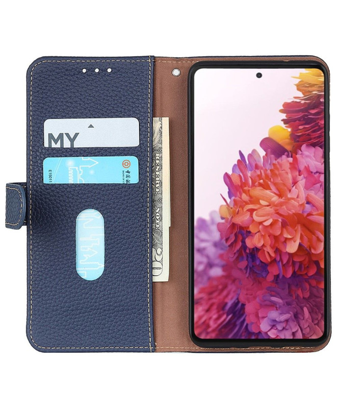 Housse Xiaomi Redmi Note 11 / 11S Cuir Grainé KHAZNEH