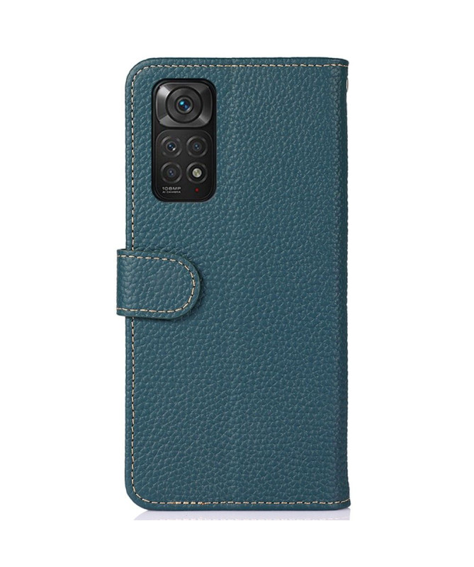 Housse Xiaomi Redmi Note 11 / 11S Cuir Grainé KHAZNEH