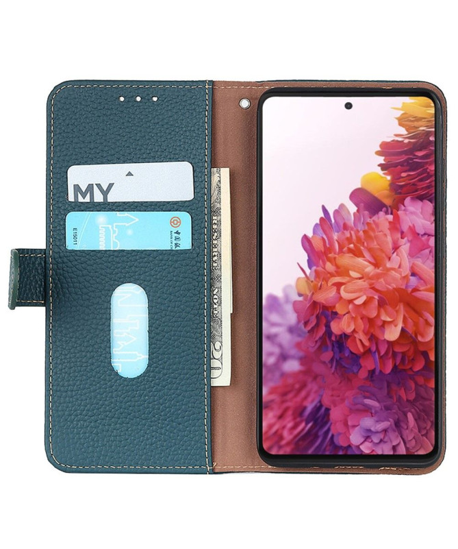 Housse Xiaomi Redmi Note 11 / 11S Cuir Grainé KHAZNEH