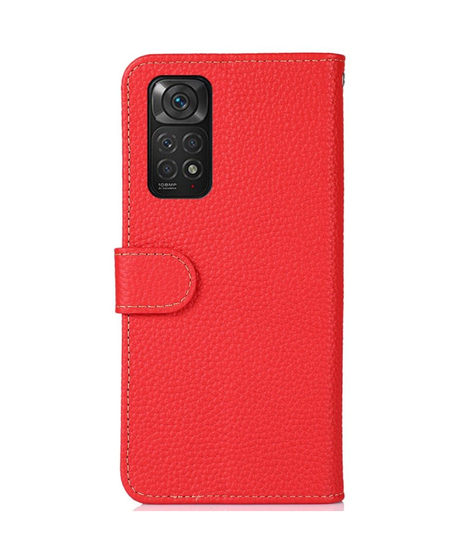 Housse Xiaomi Redmi Note 11 / 11S Cuir Grainé KHAZNEH