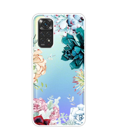 Coque Xiaomi Redmi Note 11 / 11S variété de fleurs