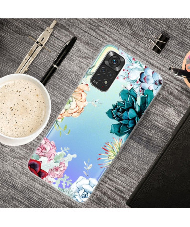 Coque Xiaomi Redmi Note 11 / 11S variété de fleurs