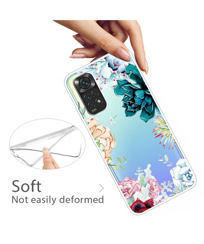 Coque Xiaomi Redmi Note 11 / 11S variété de fleurs