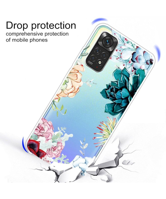 Coque Xiaomi Redmi Note 11 / 11S variété de fleurs