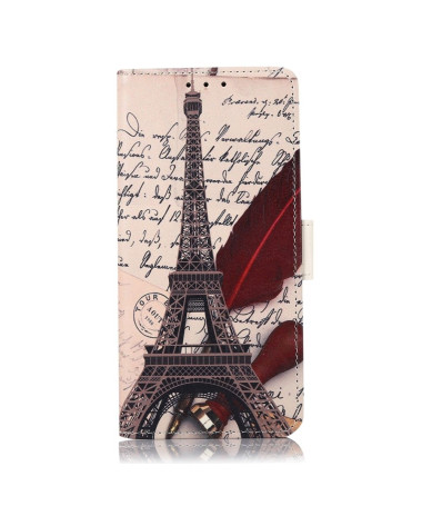 Housse Xiaomi Redmi Note 11 / 11S Tour Eiffel et lettre