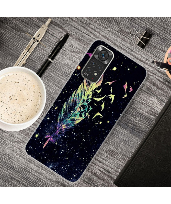 Coque Xiaomi Redmi Note 11 / 11S Plume et Oiseaux