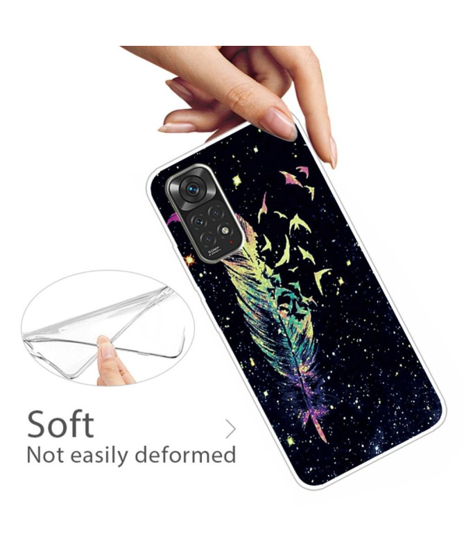 Coque Xiaomi Redmi Note 11 / 11S Plume et Oiseaux