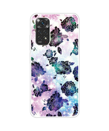 Coque Xiaomi Redmi Note 11 / 11S Fleurs Violettes