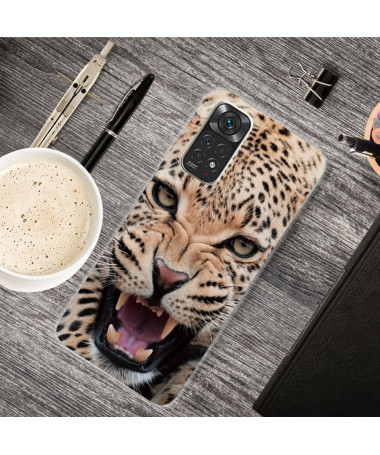 Coque Xiaomi Redmi Note 11 / 11S Leopard Rugissant